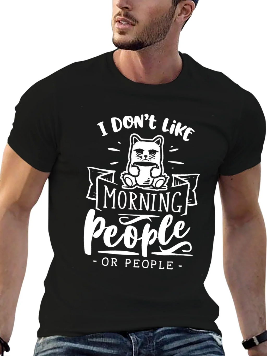 I Dont Like Morning People T-Shirt product image 9