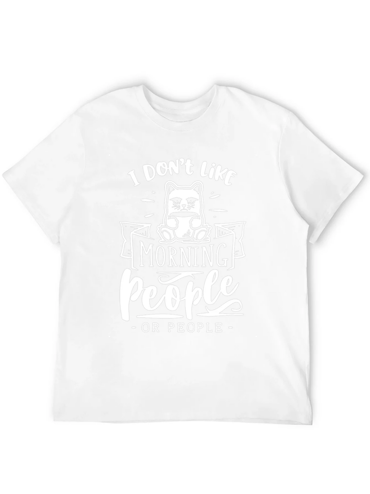 I Dont Like Morning People T-Shirt product image 3