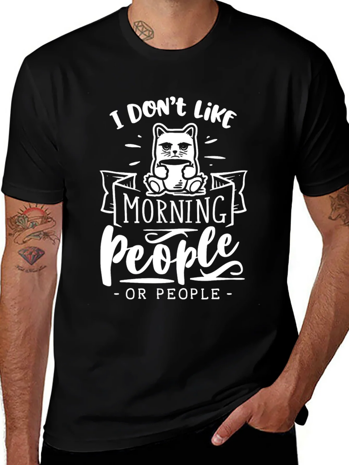 I Dont Like Morning People T-Shirt product image 1
