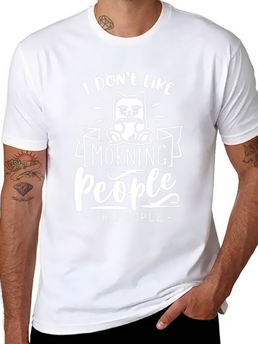 I Dont Like Morning People T-Shirt product image 10