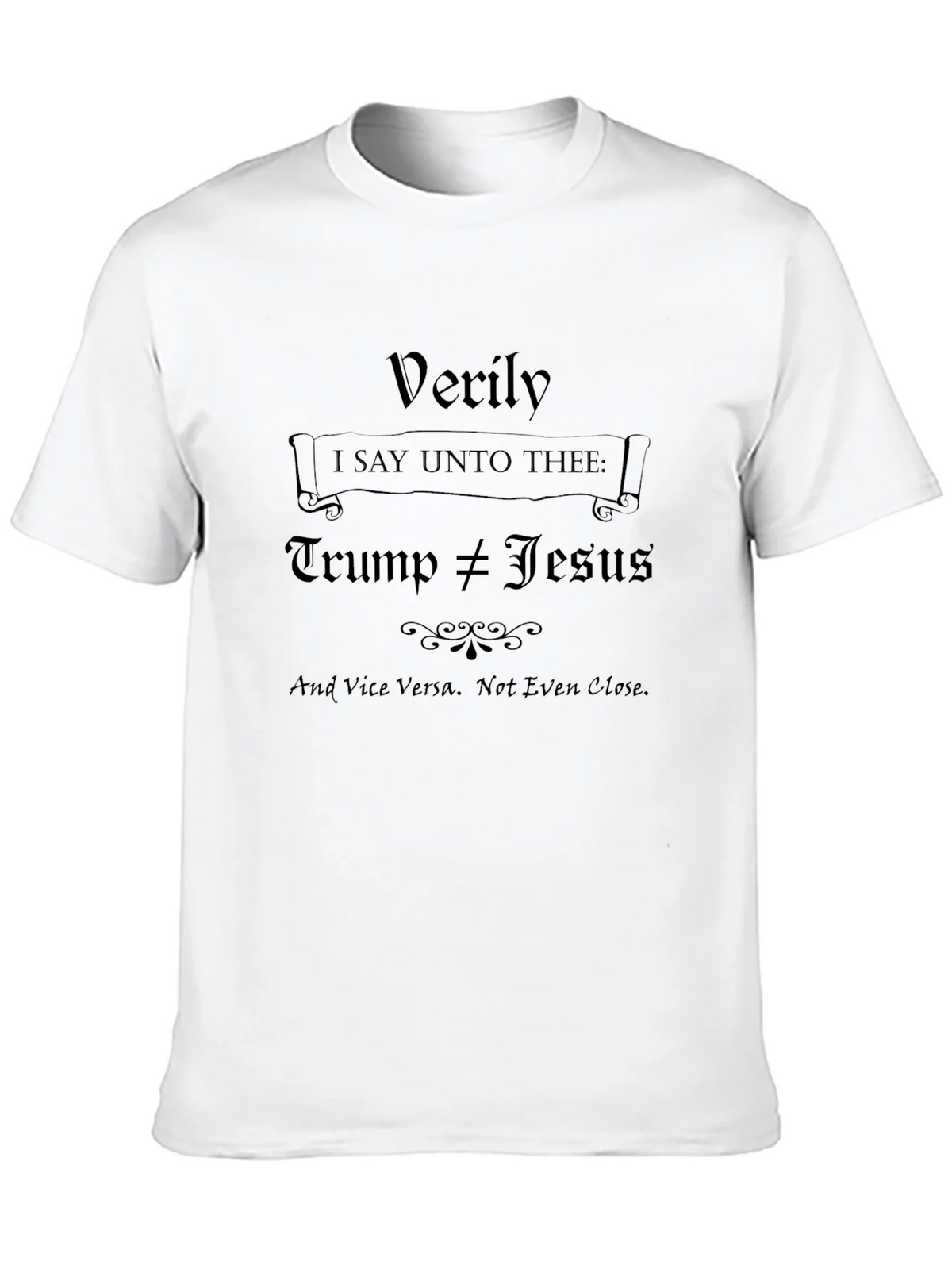 Trump Not Equal to Jesus Graphic T-Shirt product image 12