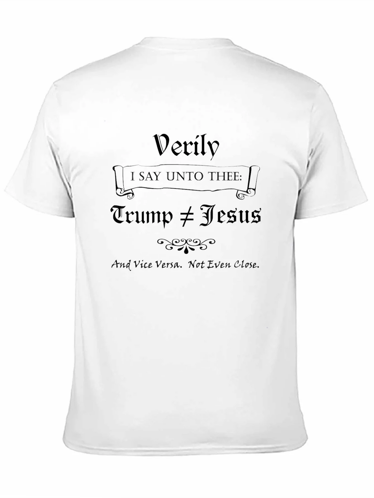 Trump Not Equal to Jesus Graphic T-Shirt product image 2