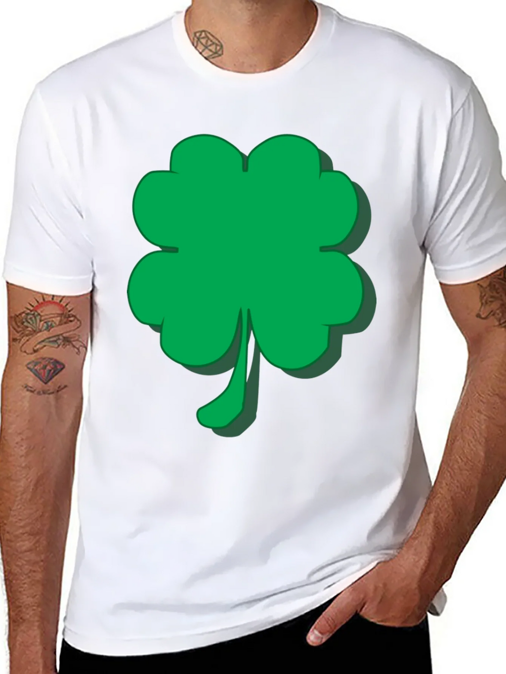Lucky Green Shamrock T-Shirt product image 10