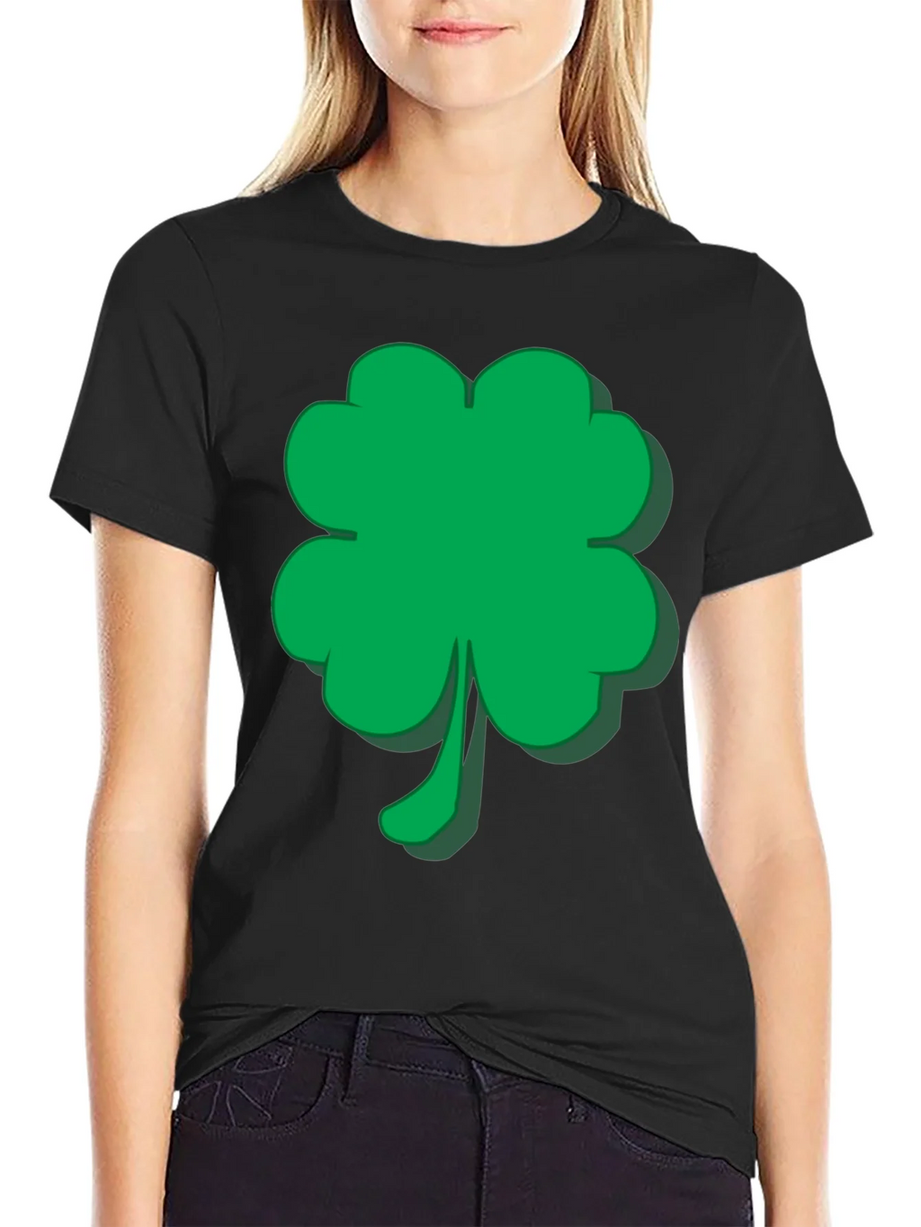 Lucky Green Shamrock T-Shirt product image 5
