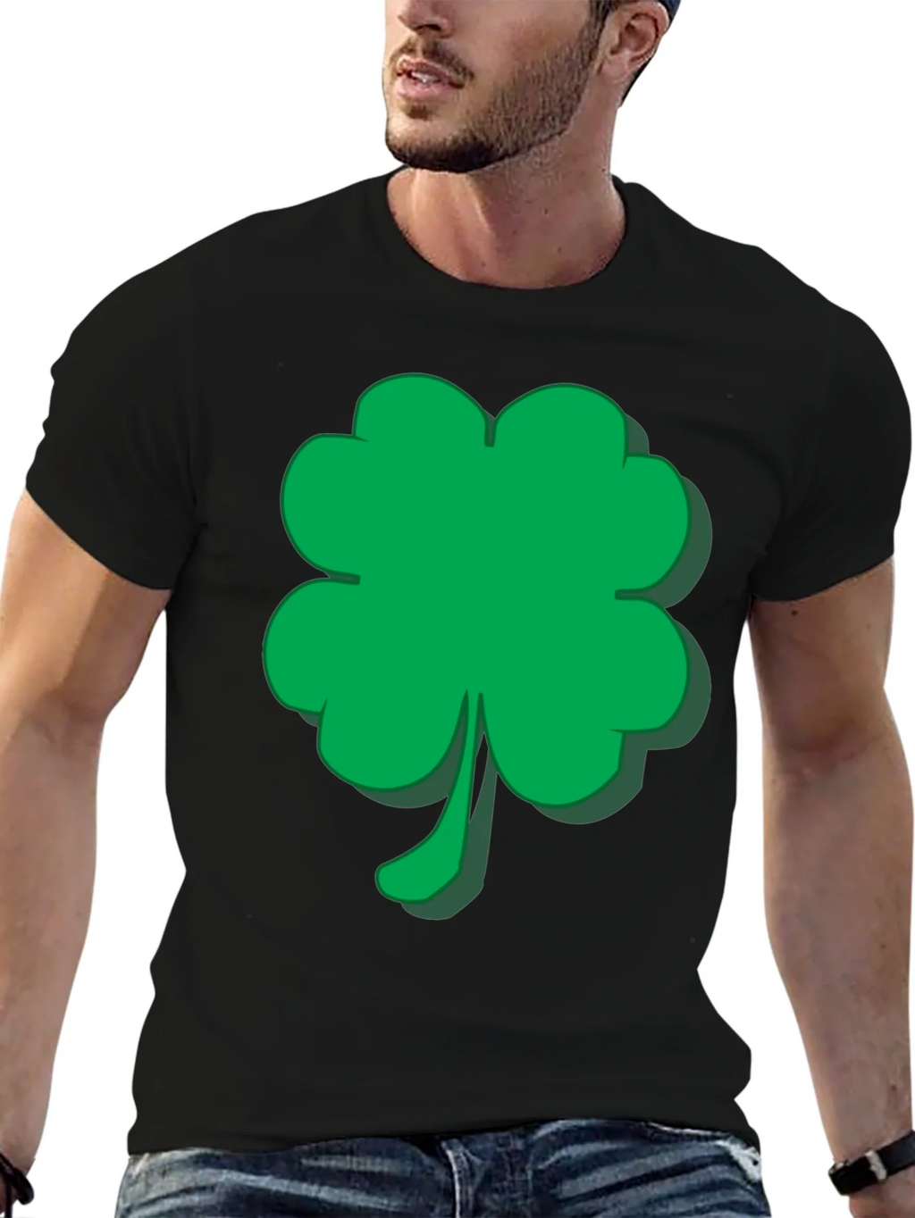 Lucky Green Shamrock T-Shirt product image 9