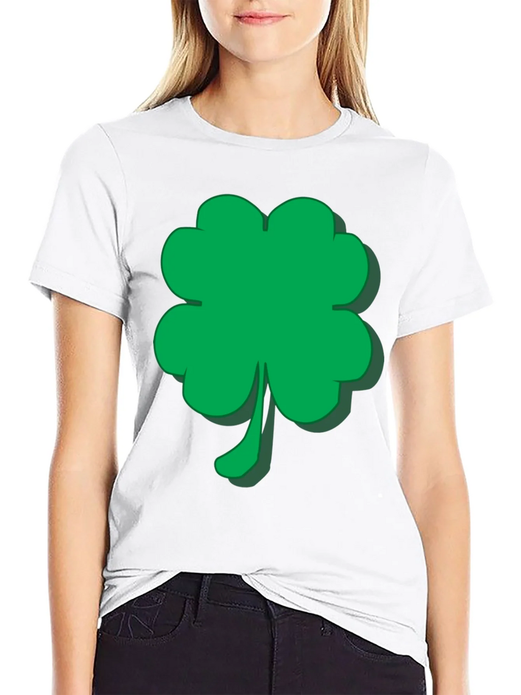 Lucky Green Shamrock T-Shirt product image 11