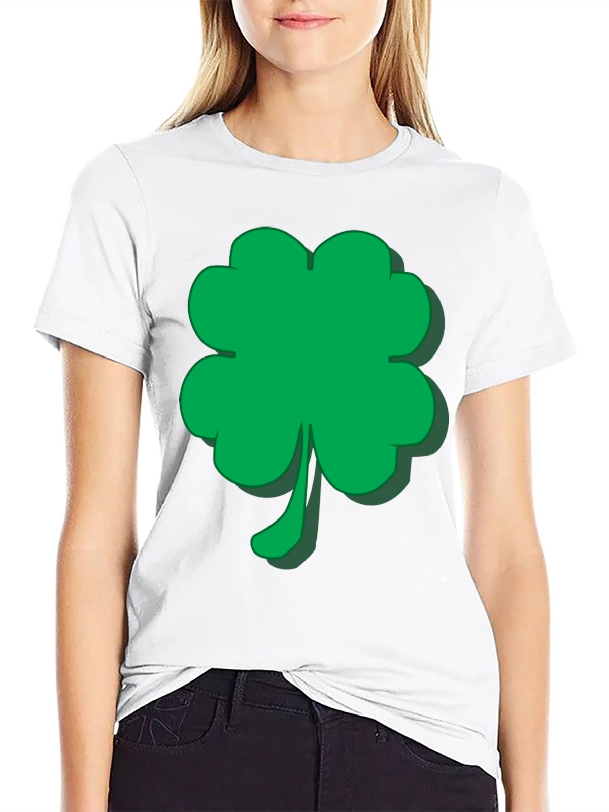 Lucky Green Shamrock T-Shirt product image 11