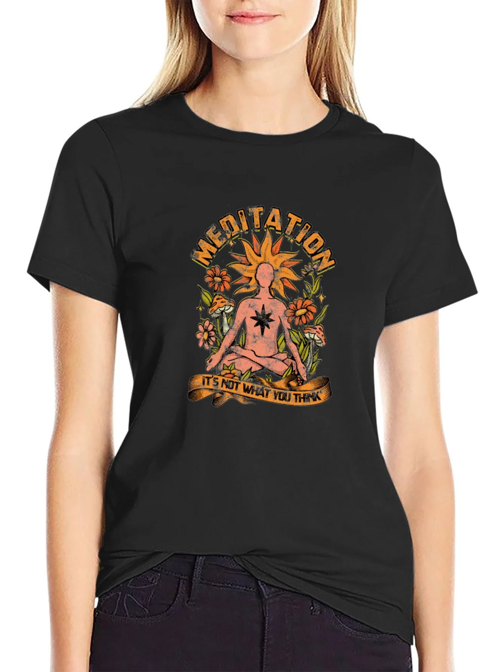 Meditation Graphic T-Shirt - Relax and Reflect product image 5