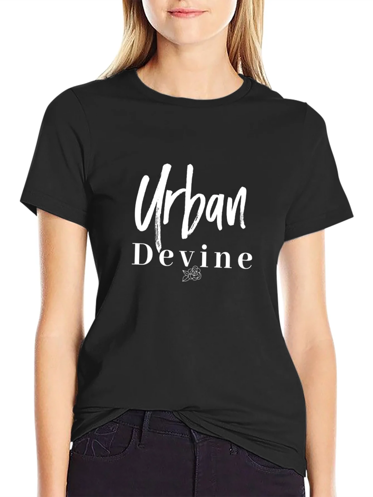 Urban Devine Black Graphic T-Shirt product image 5