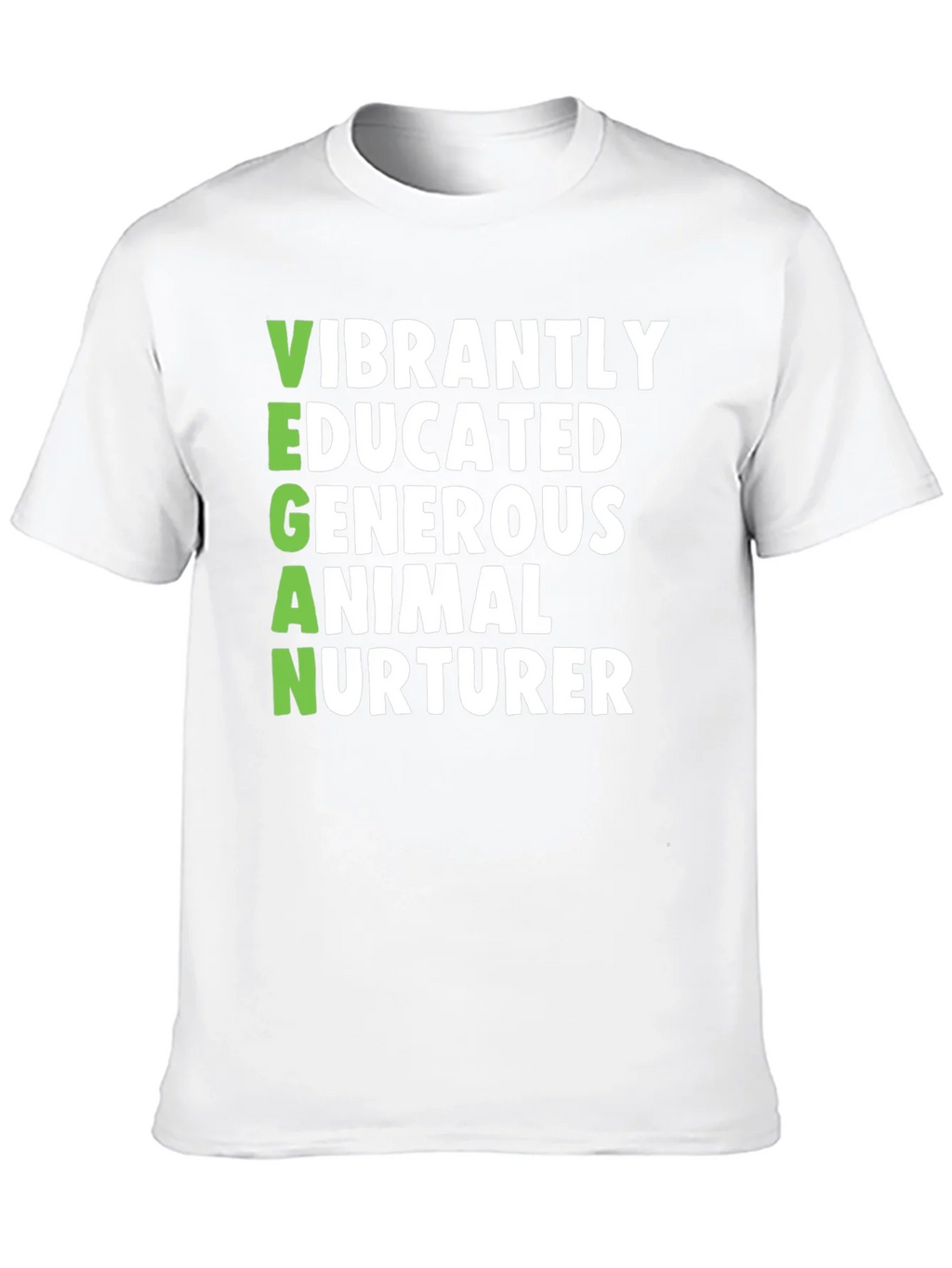 Vegan Vibrant Shirt - Educated Generous Animal Nurturer Tee product image 12