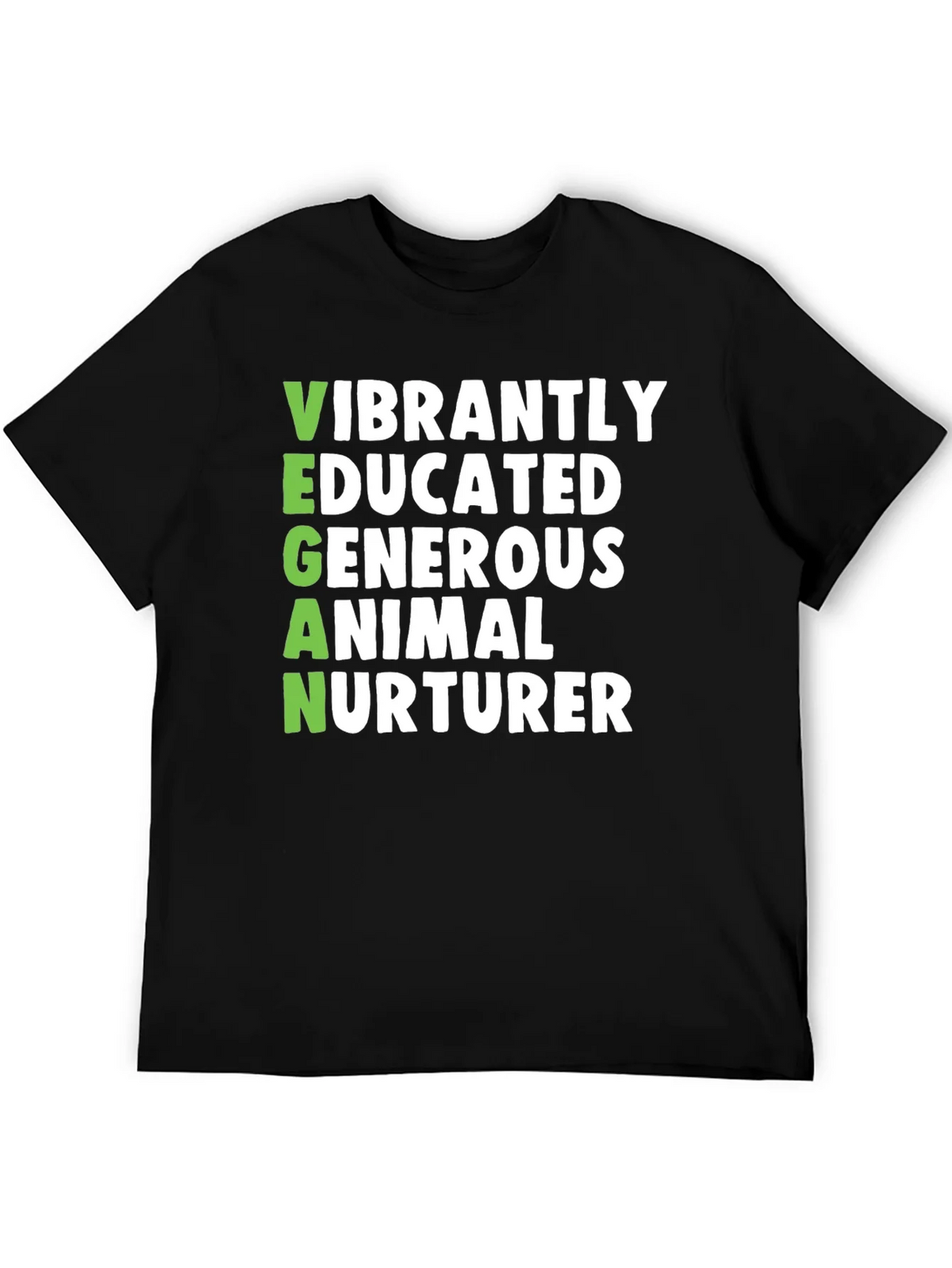 Vegan Vibrant Shirt - Educated Generous Animal Nurturer Tee product image 8
