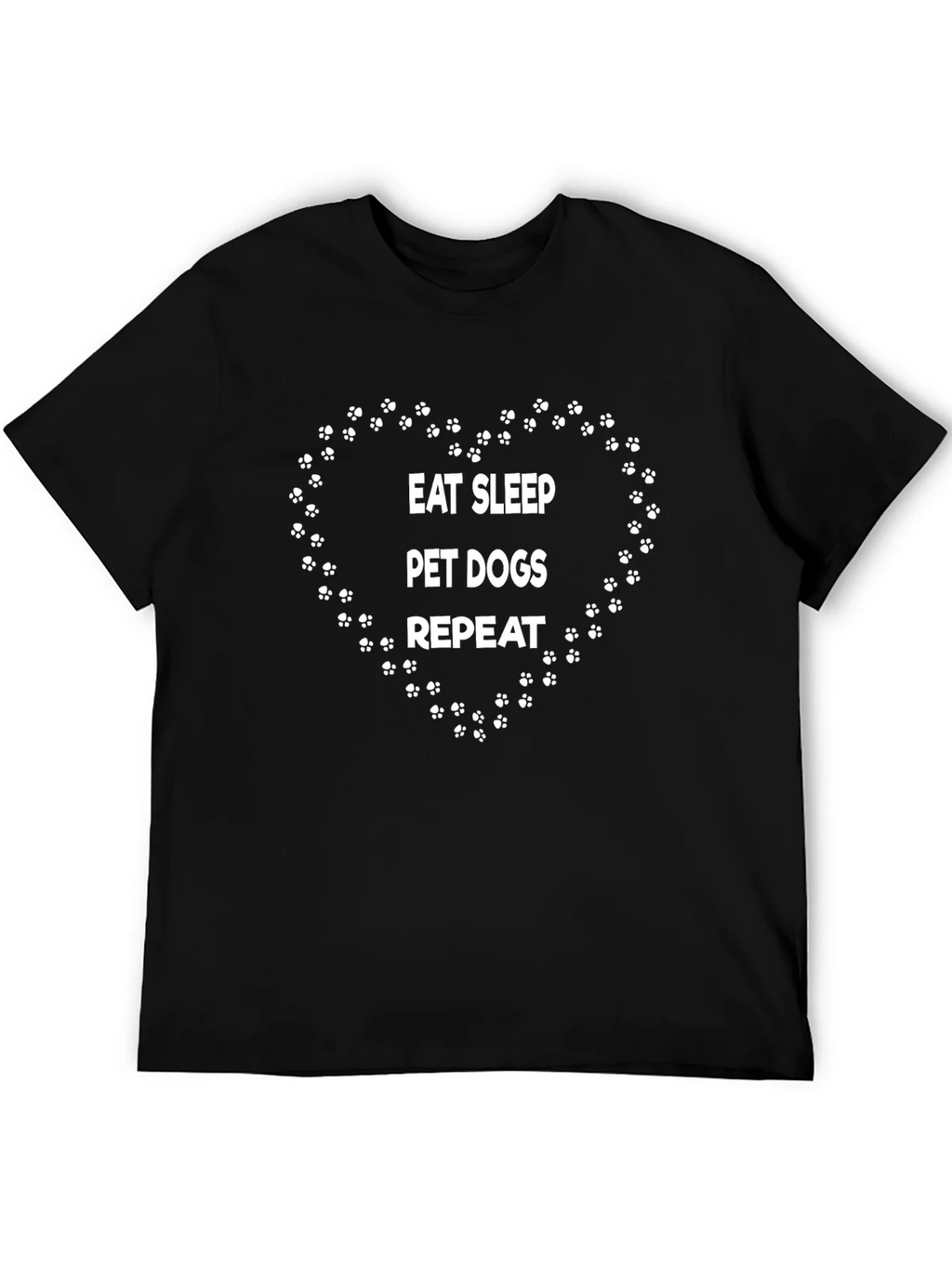 Eat Sleep Pet Dogs Repeat T-Shirt product image 8
