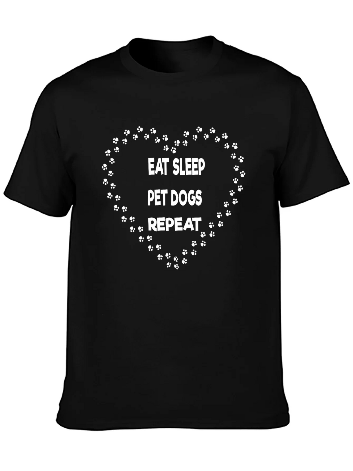 Eat Sleep Pet Dogs Repeat T-Shirt product image 6