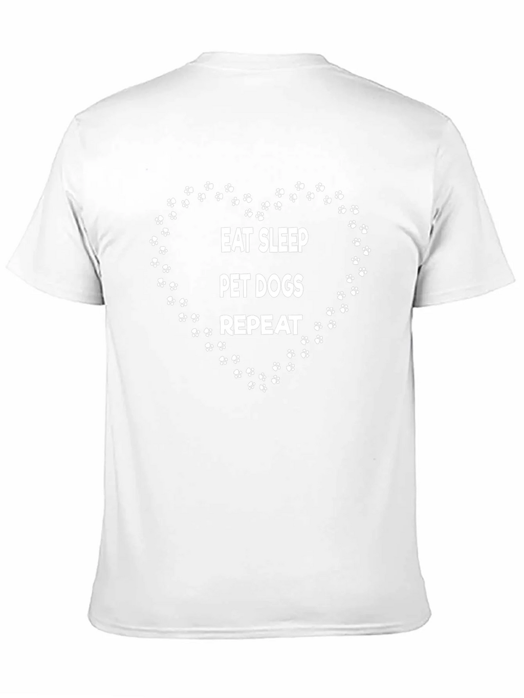 Eat Sleep Pet Dogs Repeat T-Shirt product image 2