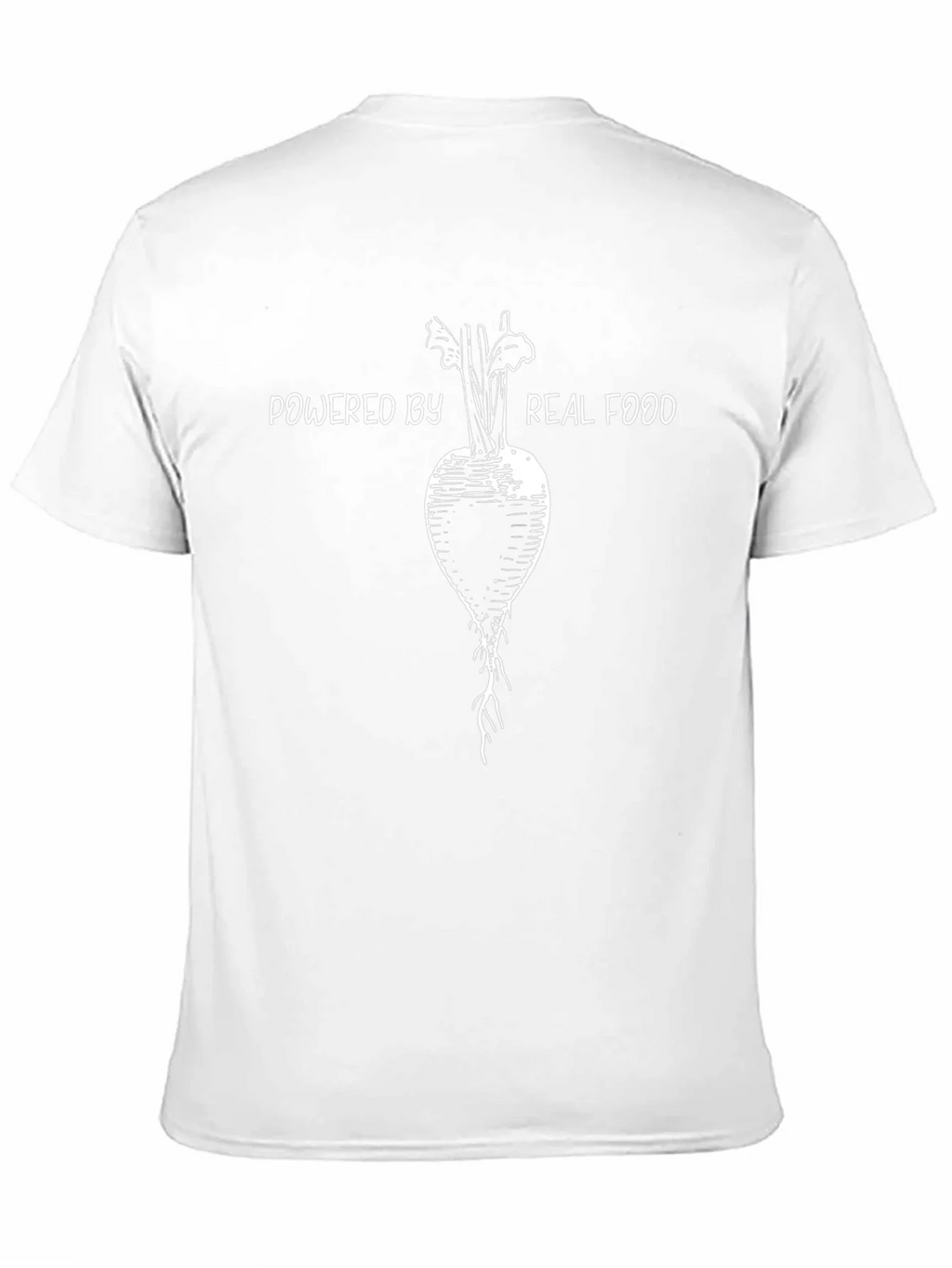 Powered by Real Food T-Shirt Vegan Tee product image 2