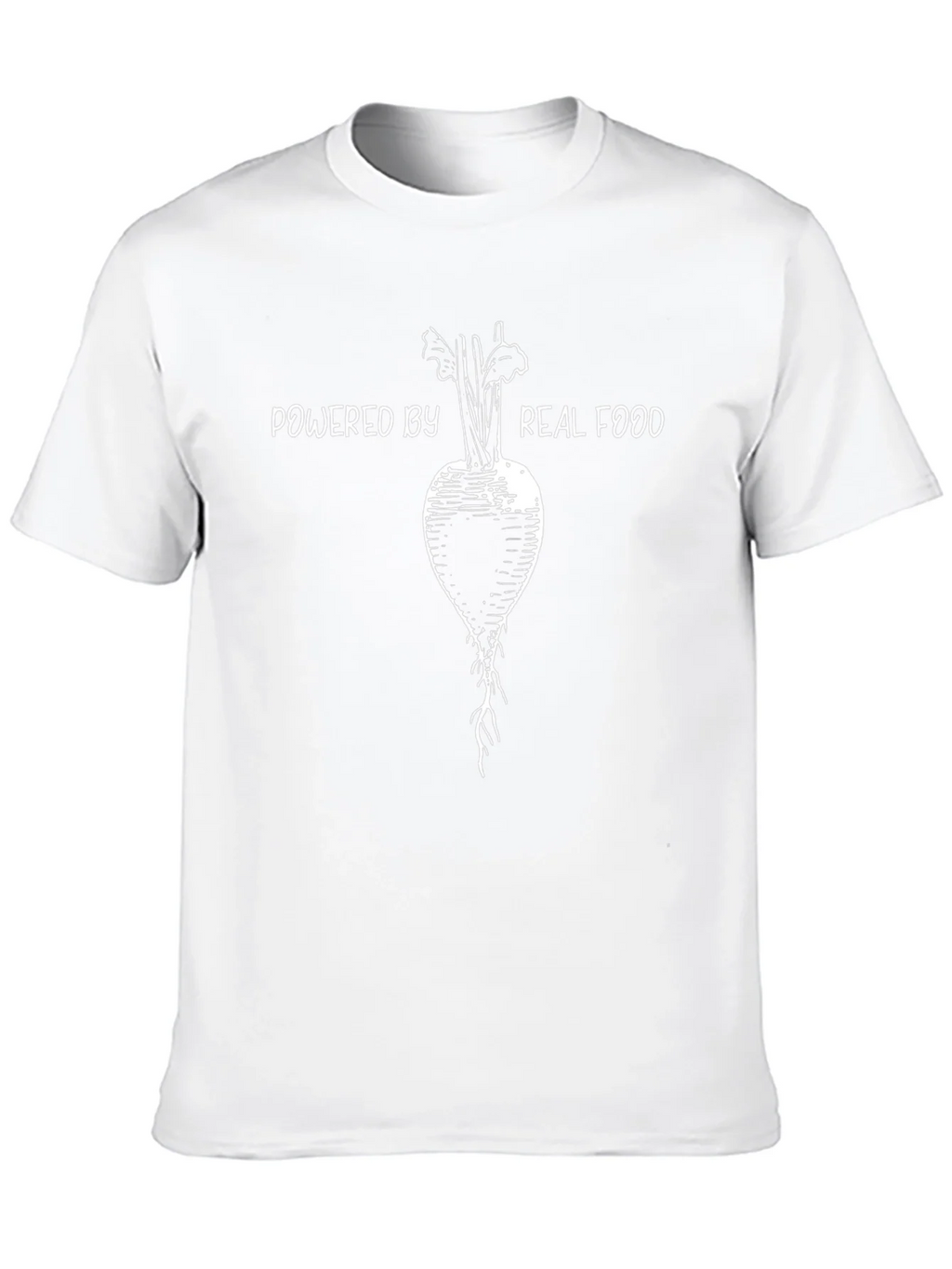 Powered by Real Food T-Shirt Vegan Tee product image 12