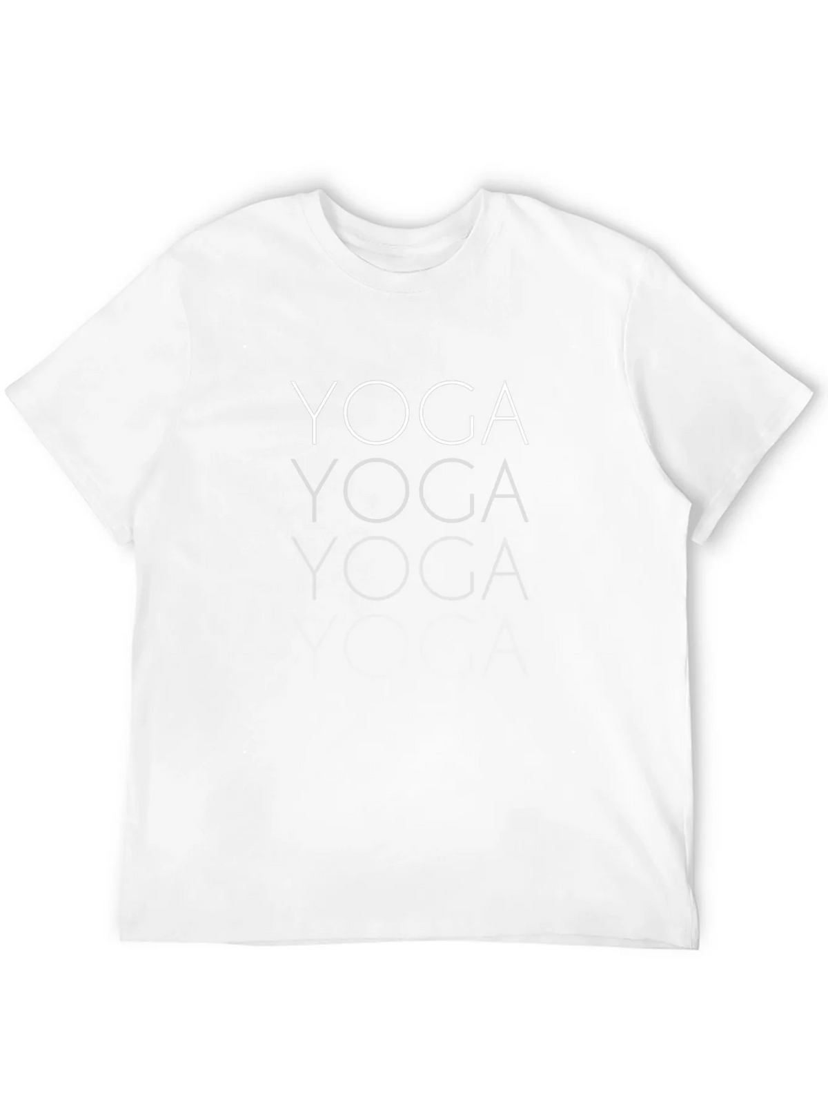Mens Black Yoga Graphic T-Shirt product image 3