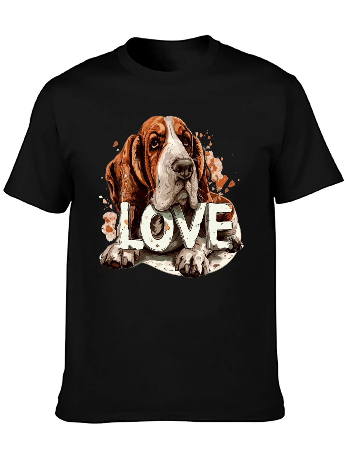 Basset Hound Love Graphic Tee product image 6