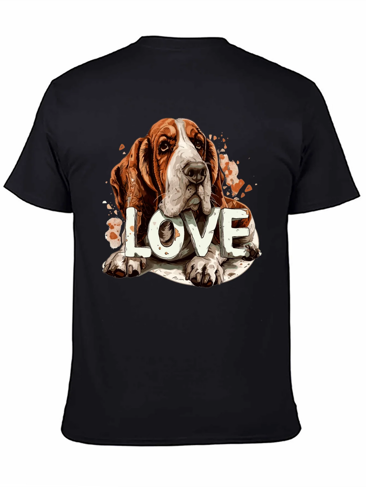 Basset Hound Love Graphic Tee product image 7