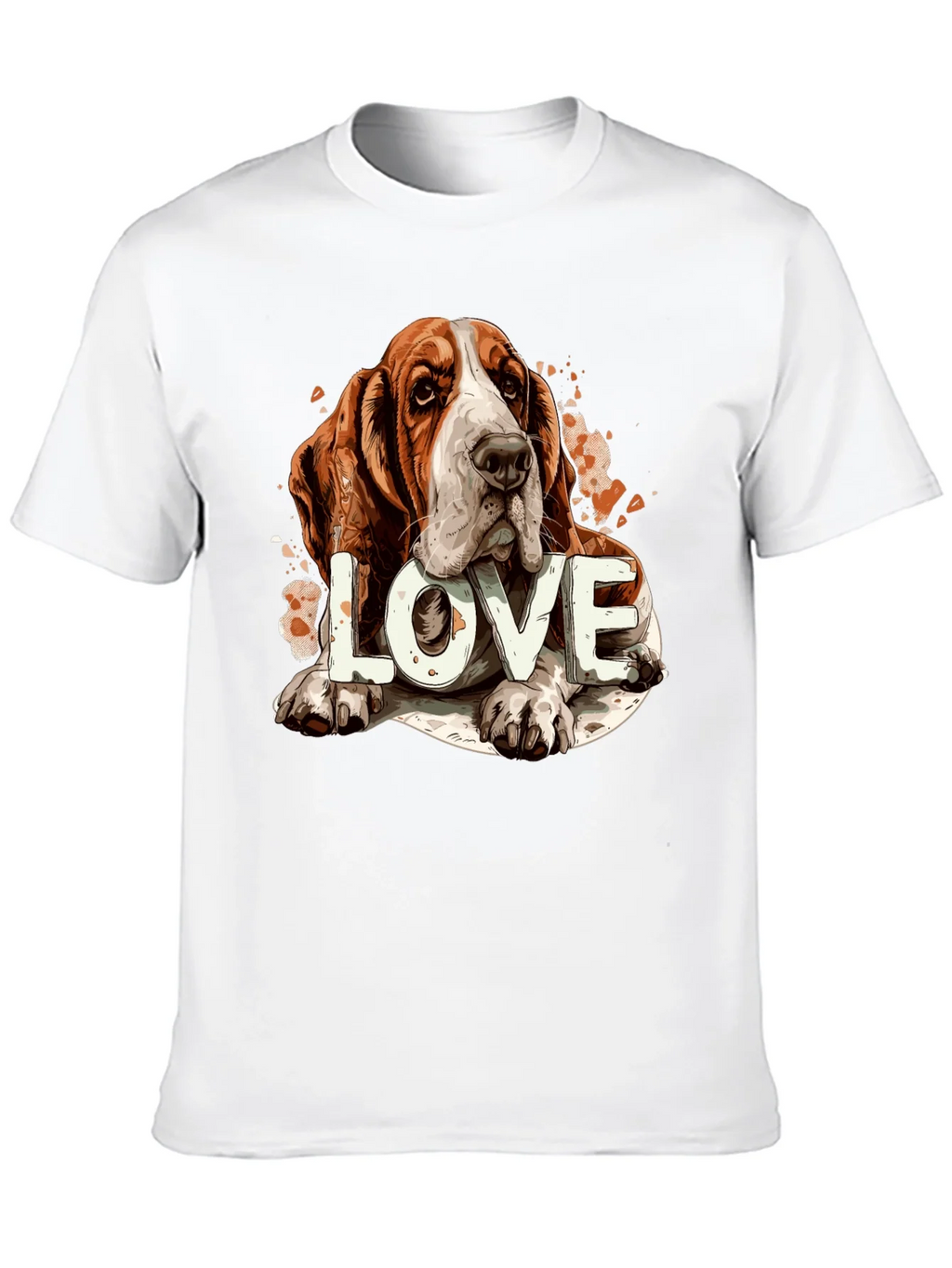 Basset Hound Love Graphic Tee product image 12