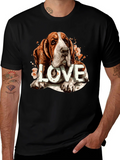 Basset Hound Love Graphic Tee product image 1