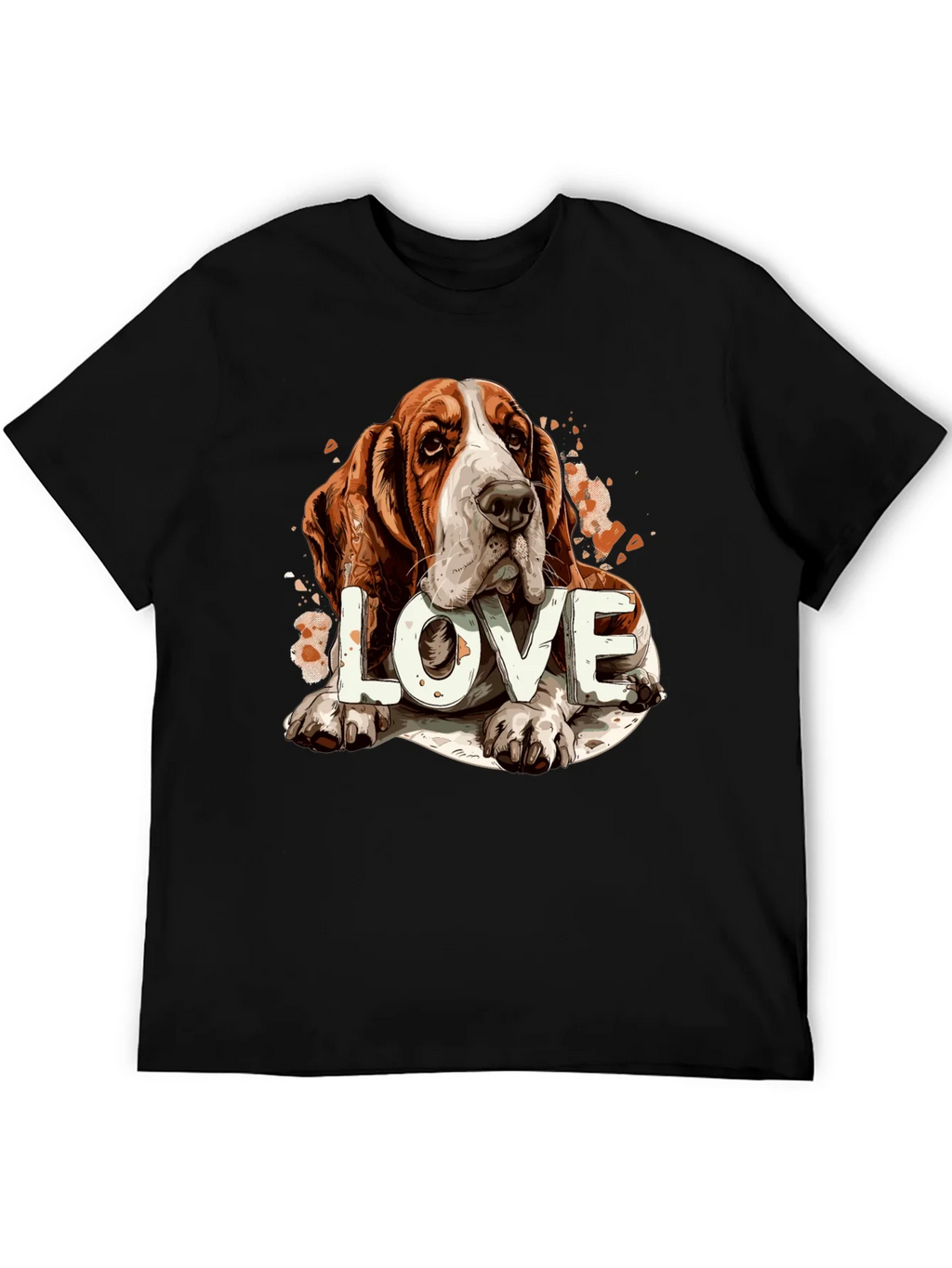Basset Hound Love Graphic Tee product image 8