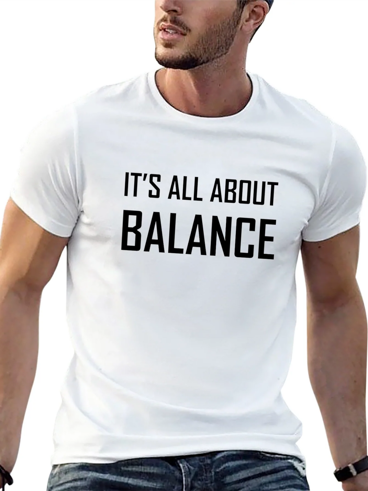 Balance Statement Graphic T-Shirt product image 4