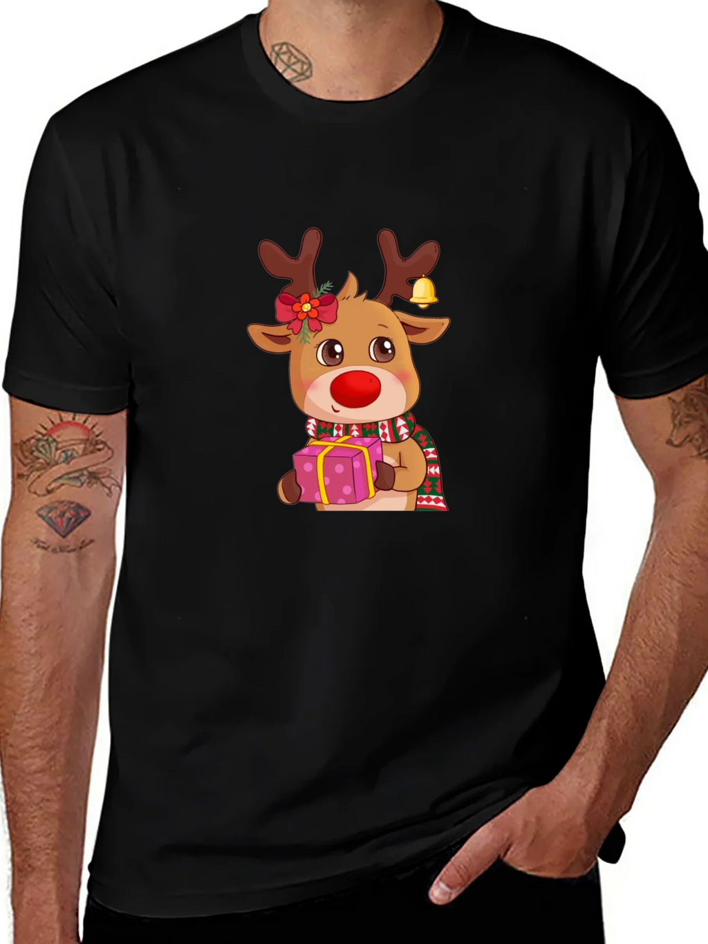 Christmas Reindeer Graphic Tee product image 1