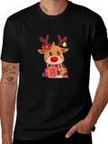 Christmas Reindeer Graphic Tee product image 1