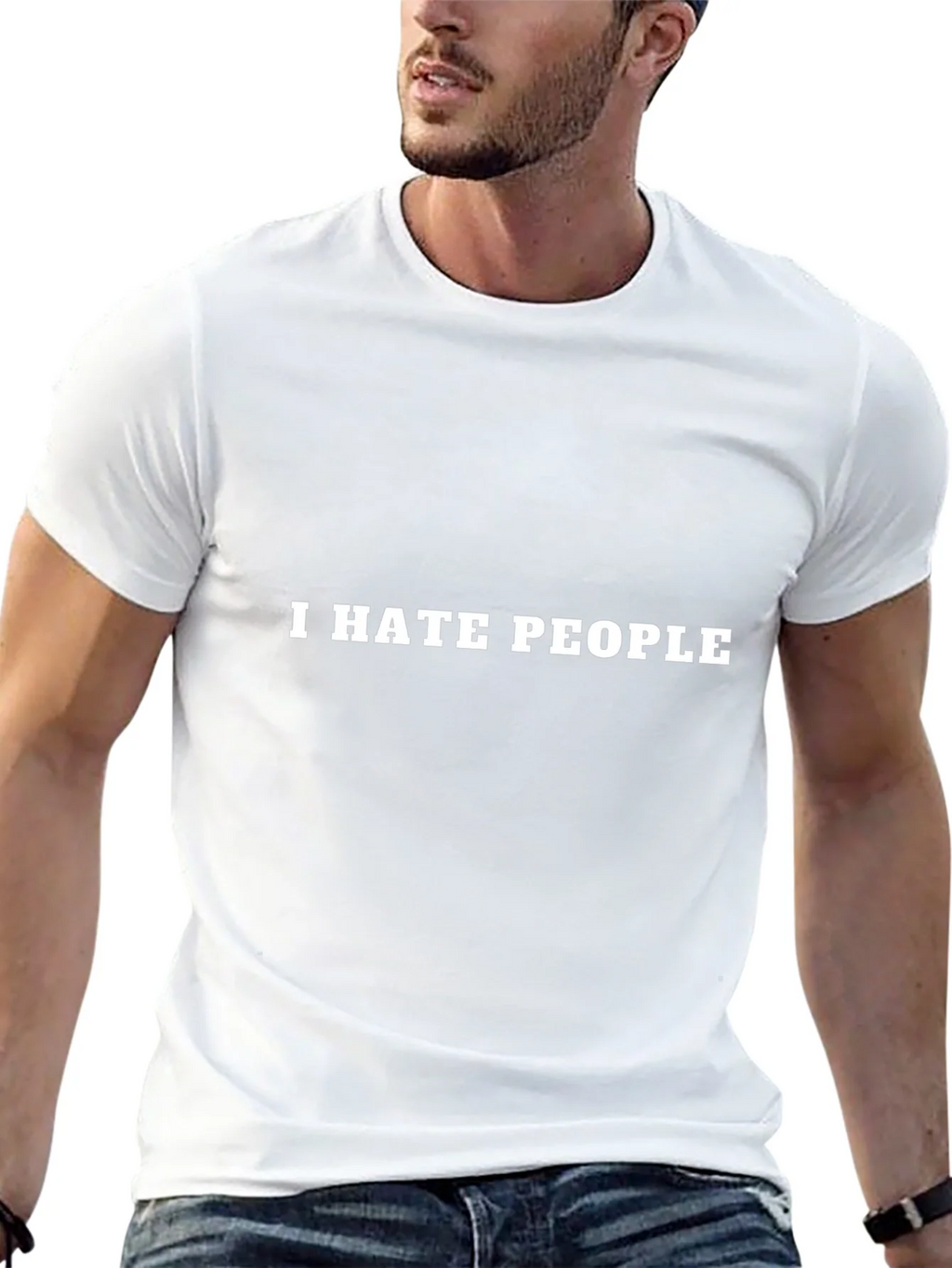 I Hate People T-Shirt - Bold Statement Tee product image 4