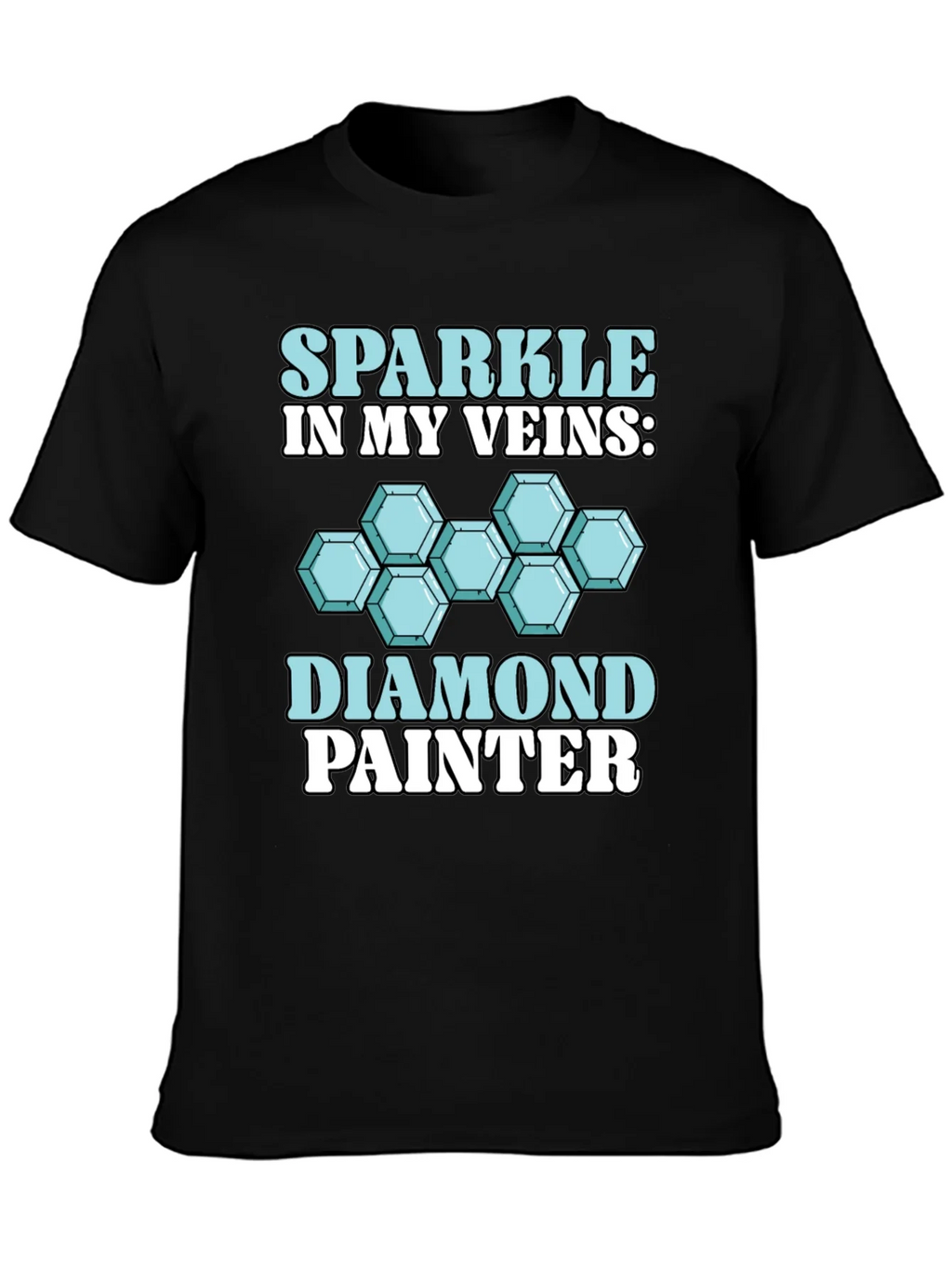 Diamond Painter T-Shirt: Sparkle in My Veins product image 6