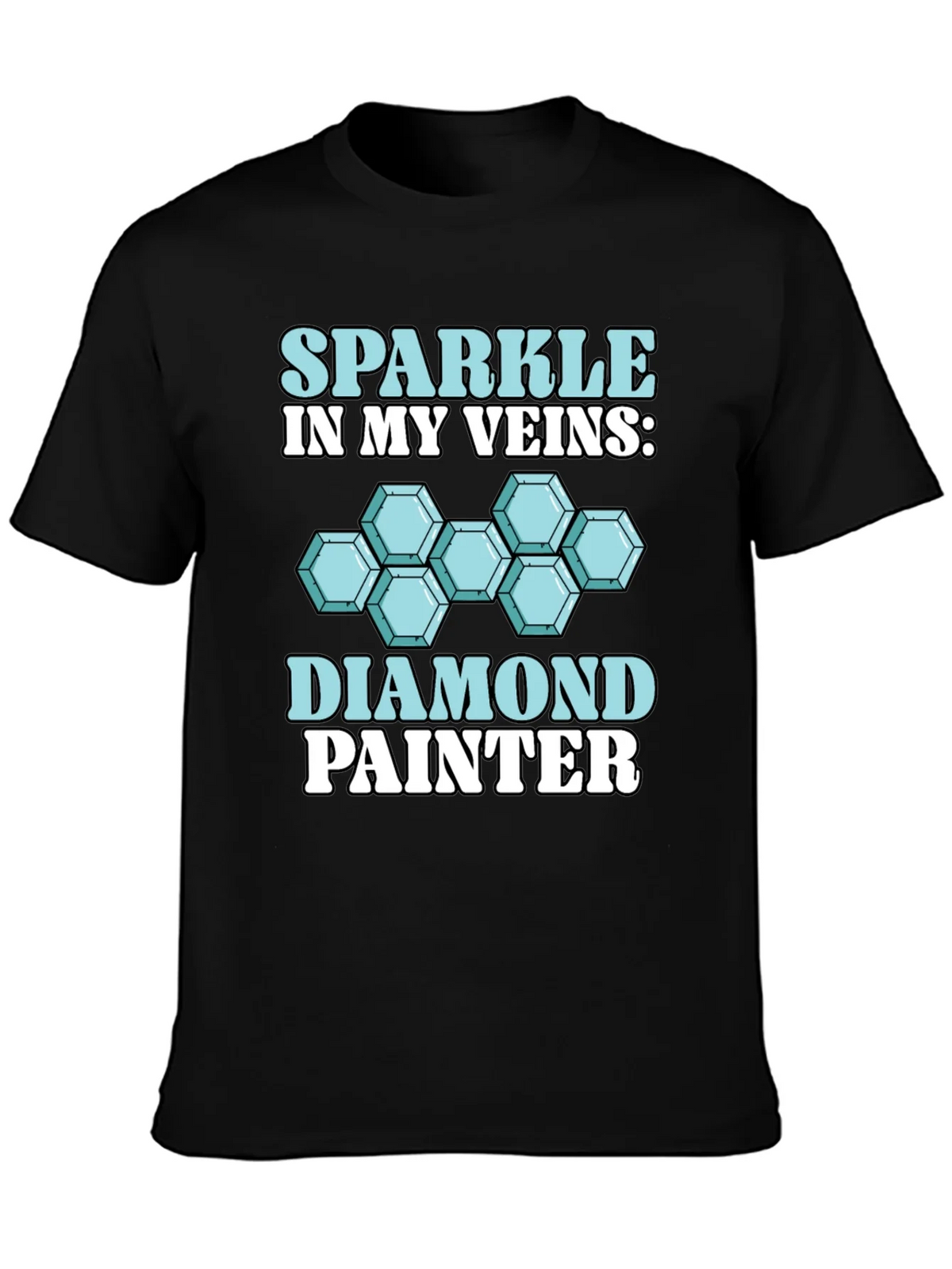 Diamond Painter T-Shirt: Sparkle in My Veins product image 6
