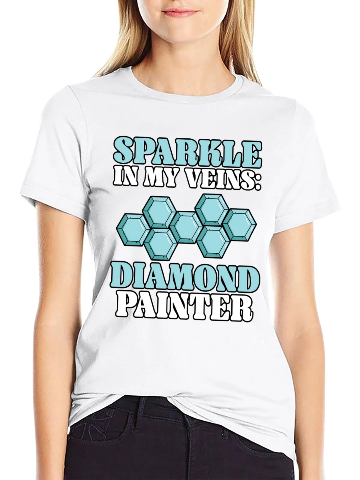 Diamond Painter T-Shirt: Sparkle in My Veins product image 11