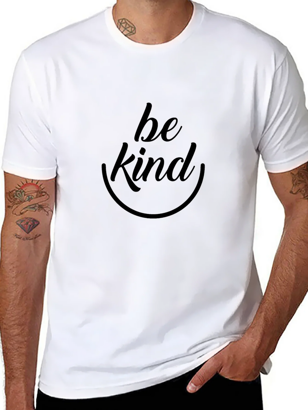 Be Kind Black Graphic Tee - Unisex product image 10