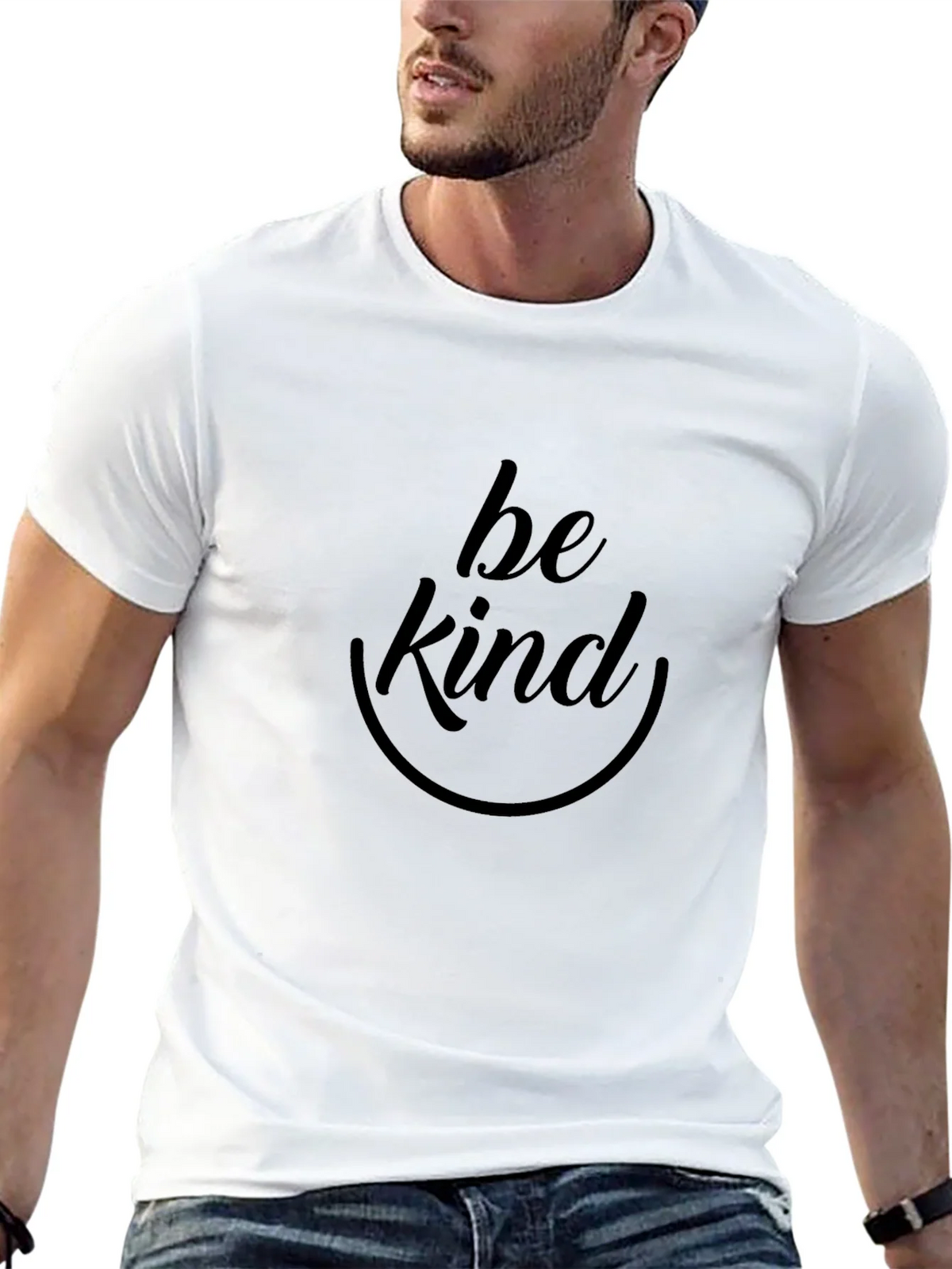 Be Kind Black Graphic Tee - Unisex product image 4