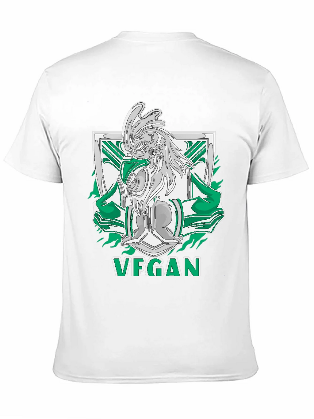 Vegan Rooster Graphic Tee - Black product image 2