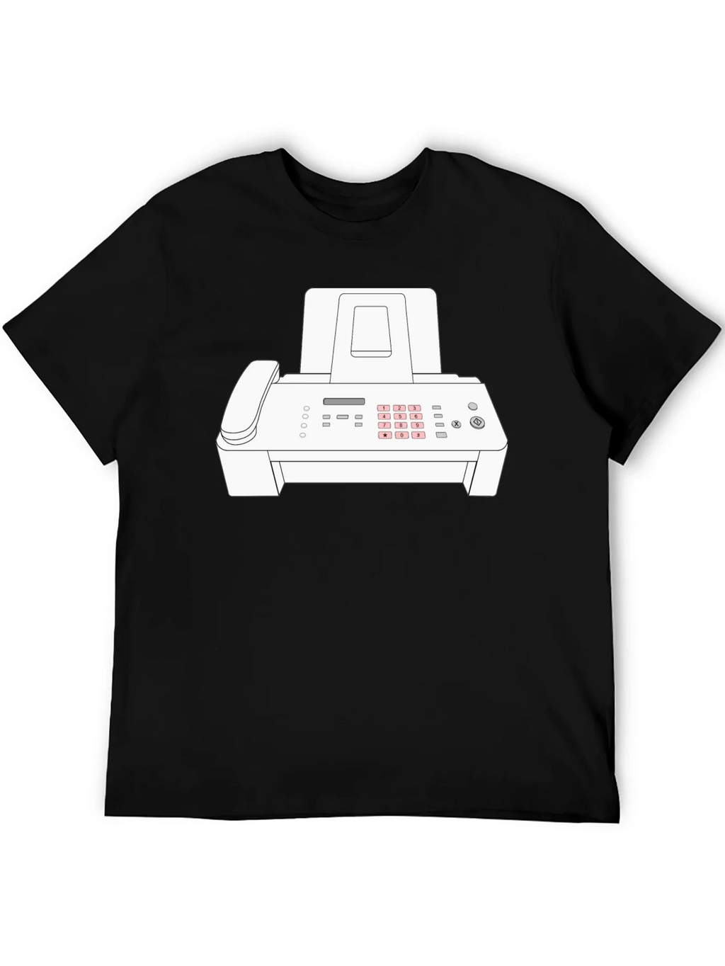 Fax Machine Graphic Tee - Retro Office Humor T-Shirt product image 7
