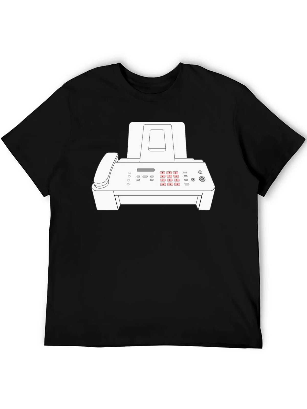 Fax Machine Graphic Tee - Retro Office Humor T-Shirt product image 7