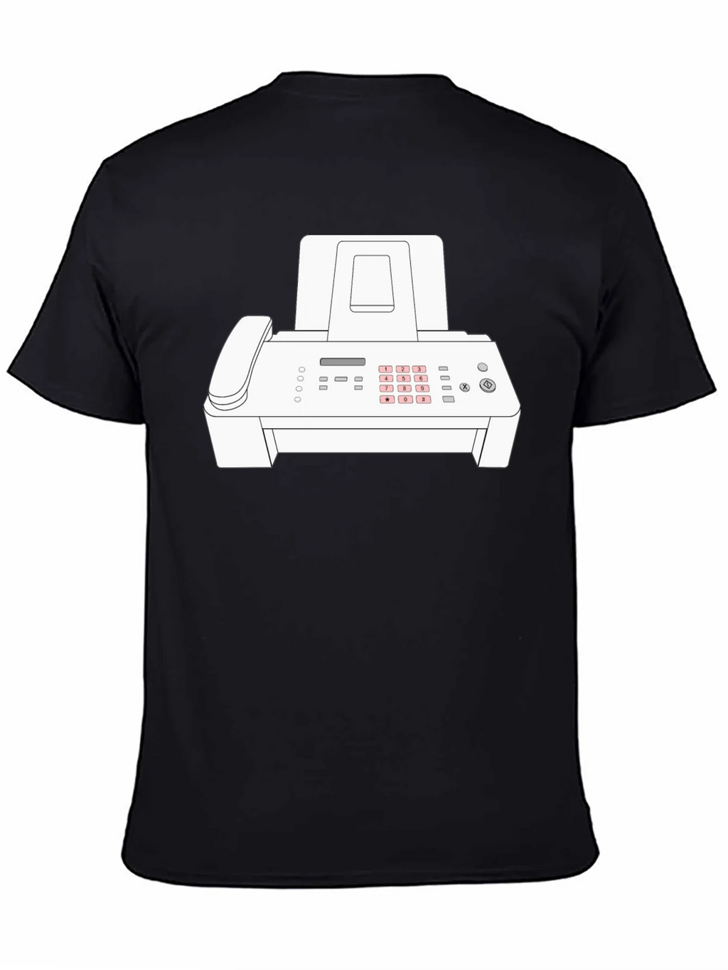 Fax Machine Graphic Tee - Retro Office Humor T-Shirt product image 6