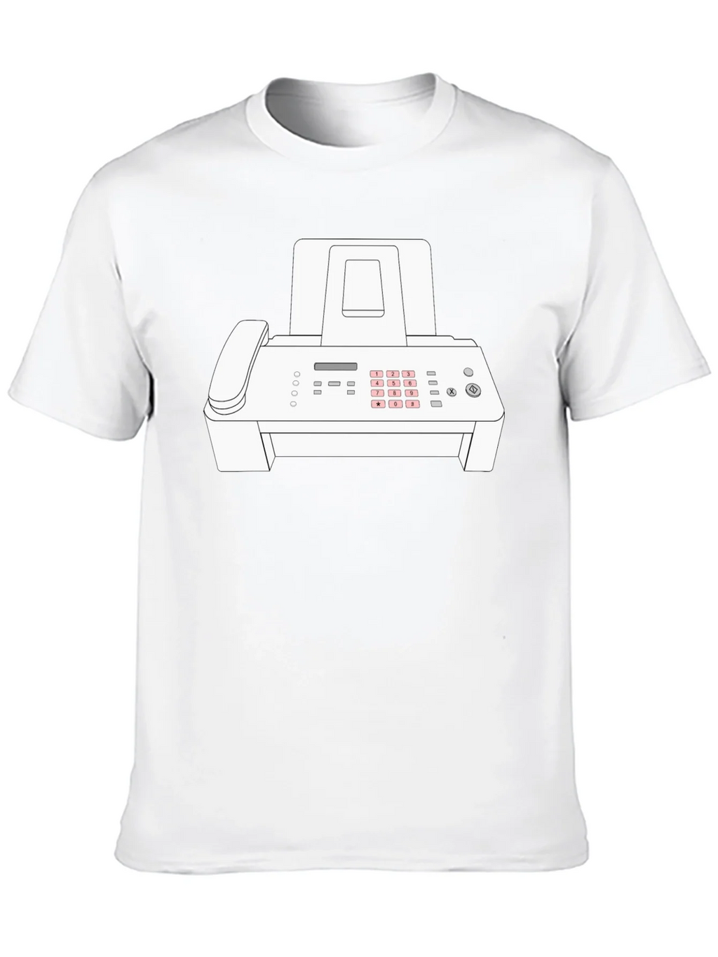Fax Machine Graphic Tee - Retro Office Humor T-Shirt product image 11
