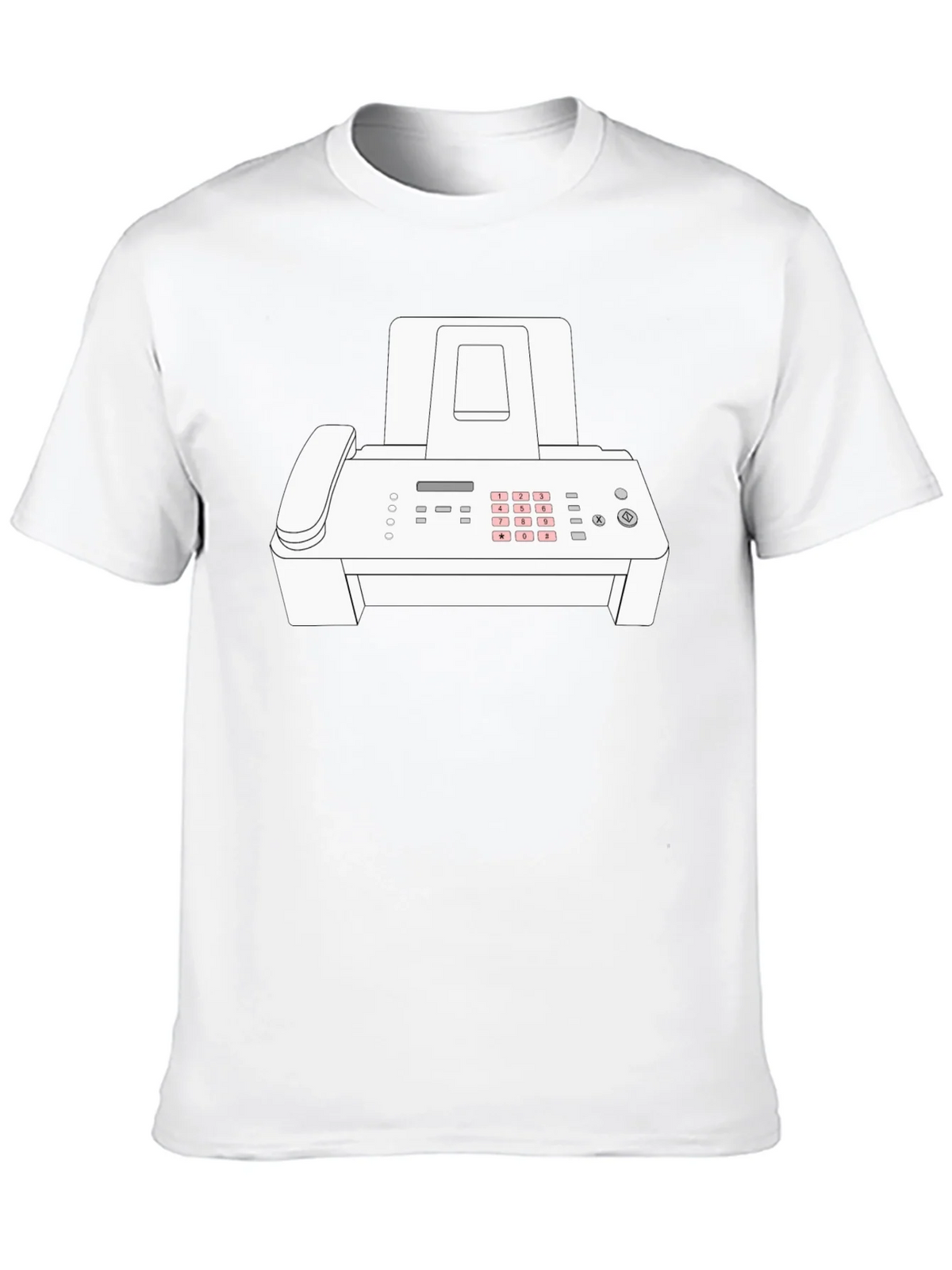 Fax Machine Graphic Tee - Retro Office Humor T-Shirt product image 11