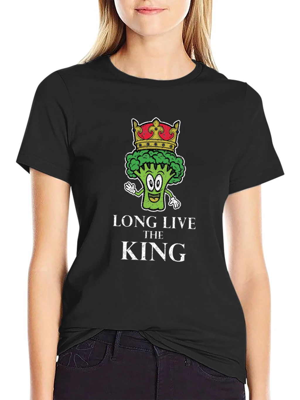 Long Live the King Broccoli T-Shirt product image 5