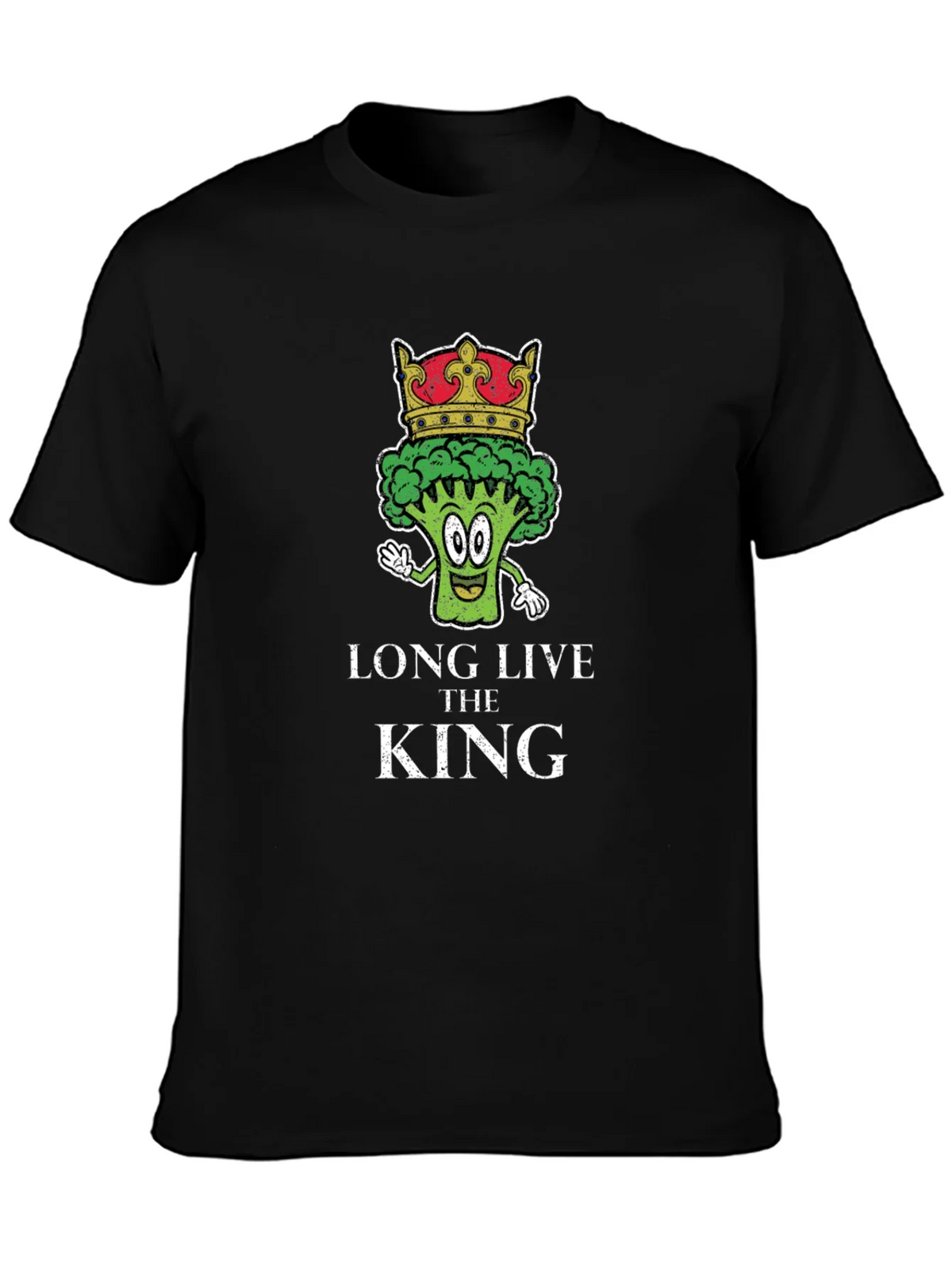 Long Live the King Broccoli T-Shirt product image 6