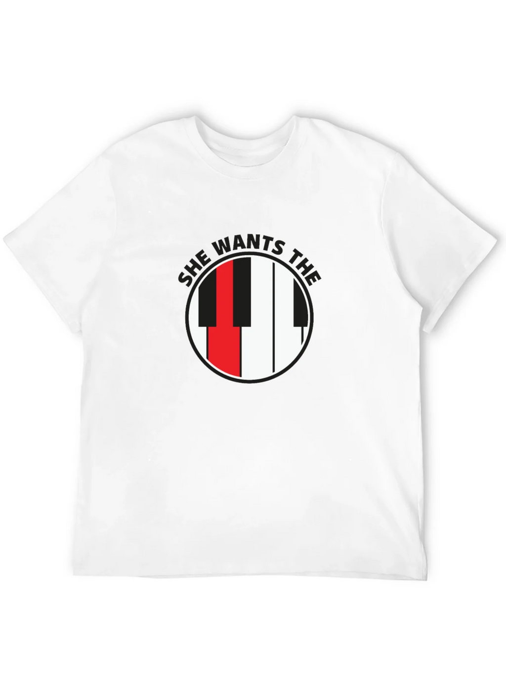 She Wants the D Black T-Shirt product image 3