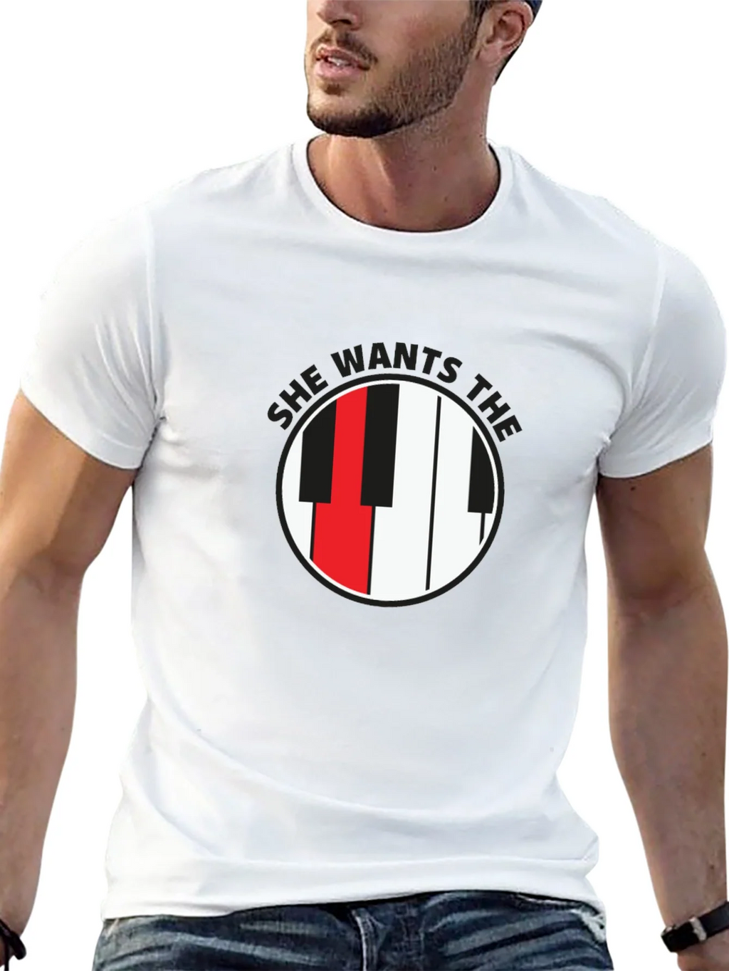 She Wants the D Black T-Shirt product image 4