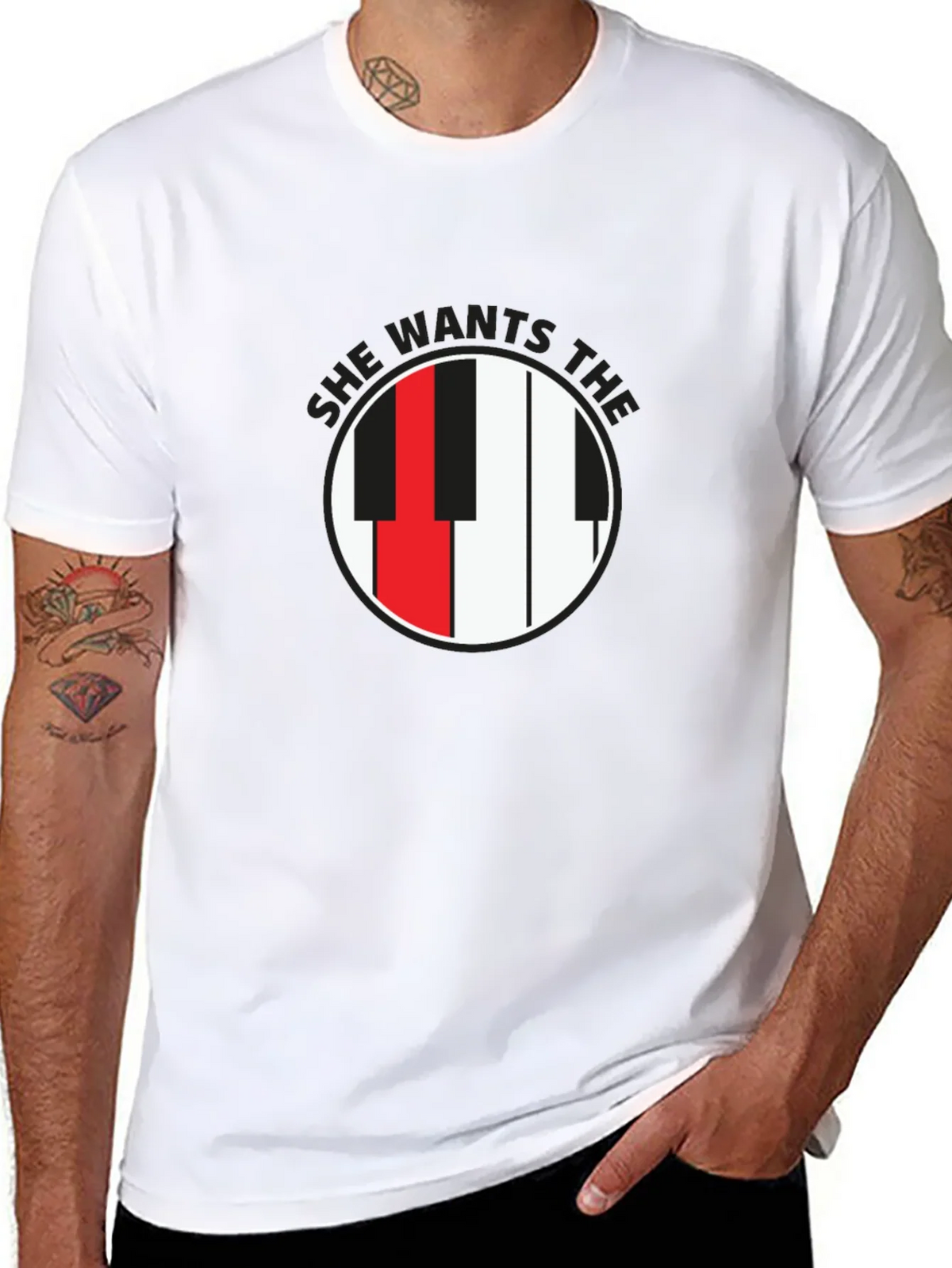She Wants the D Black T-Shirt product image 10