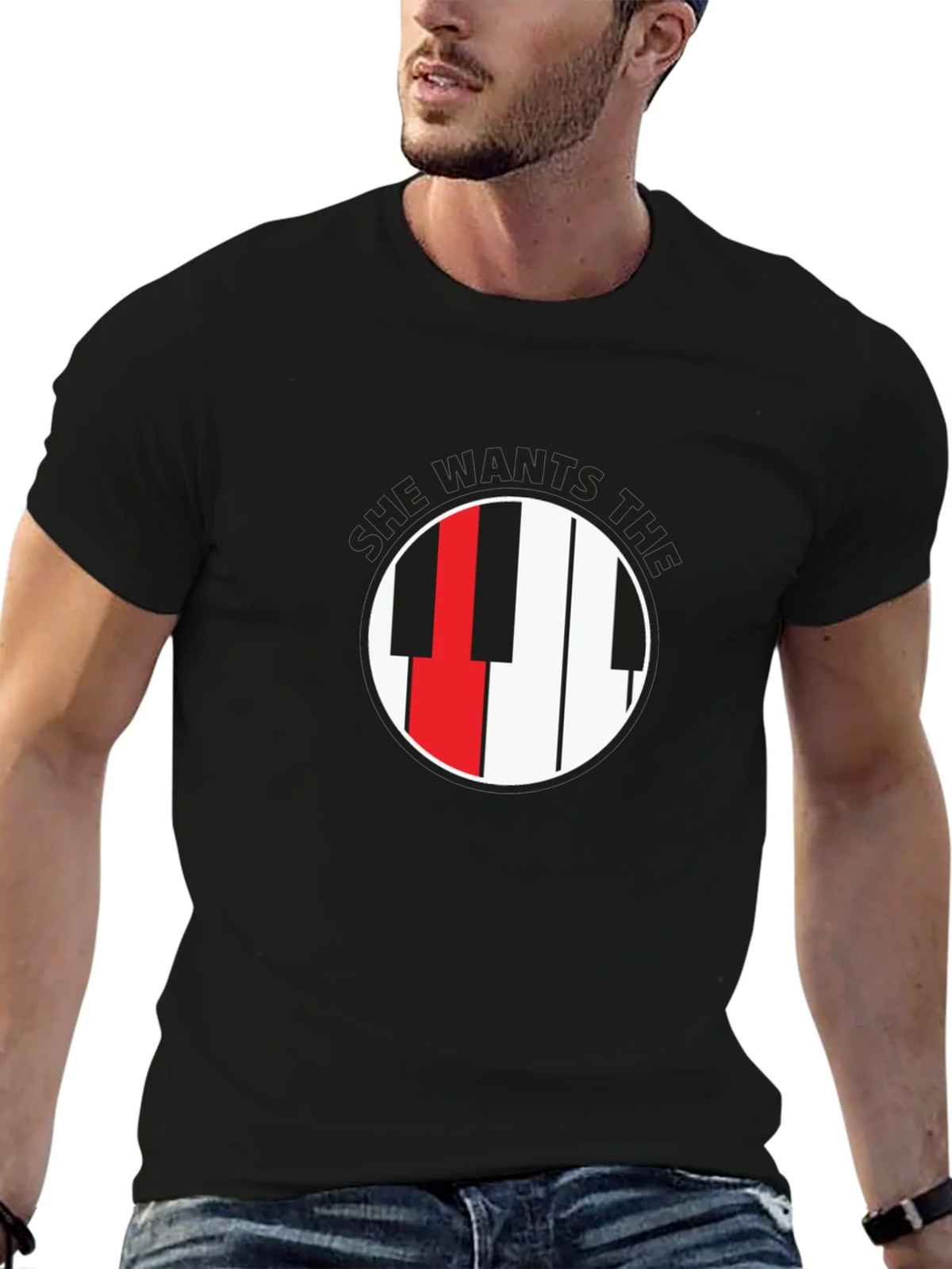 She Wants the D Black T-Shirt product image 9