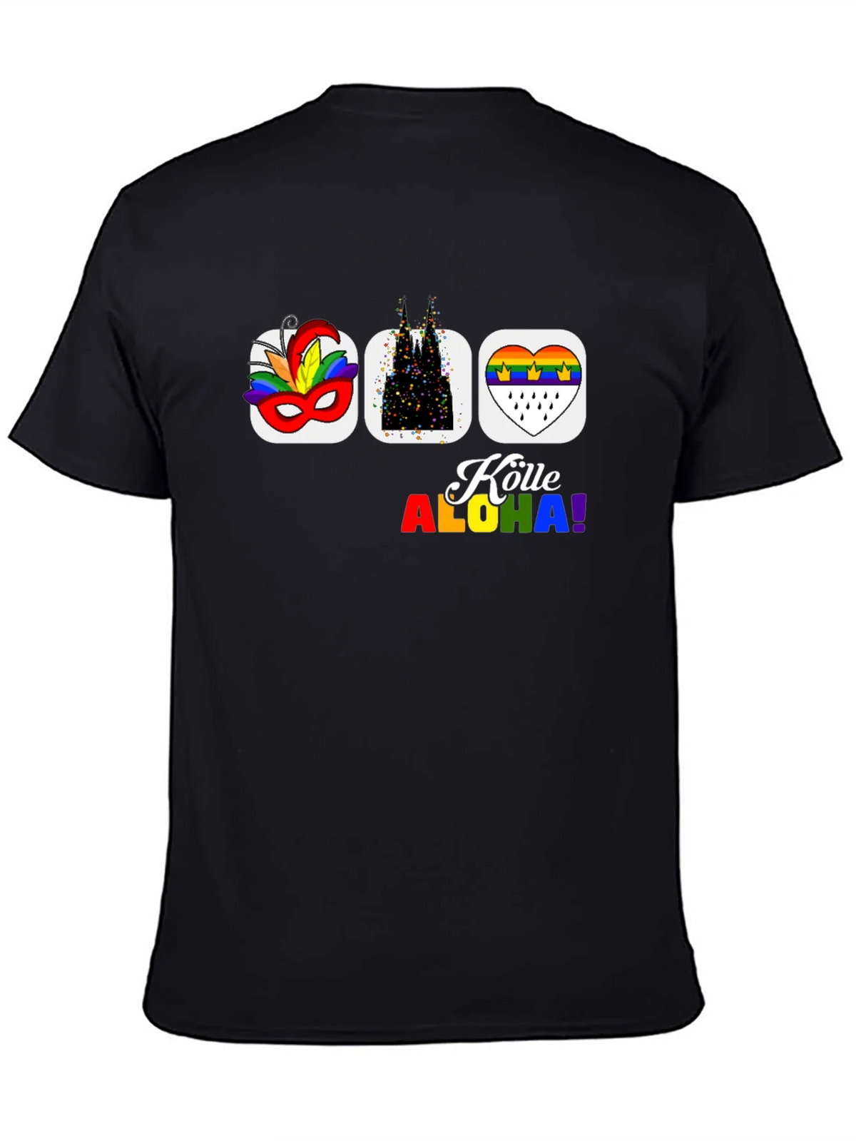 Köln Carnival Pride T-Shirt - Black Graphic Tee product image 7
