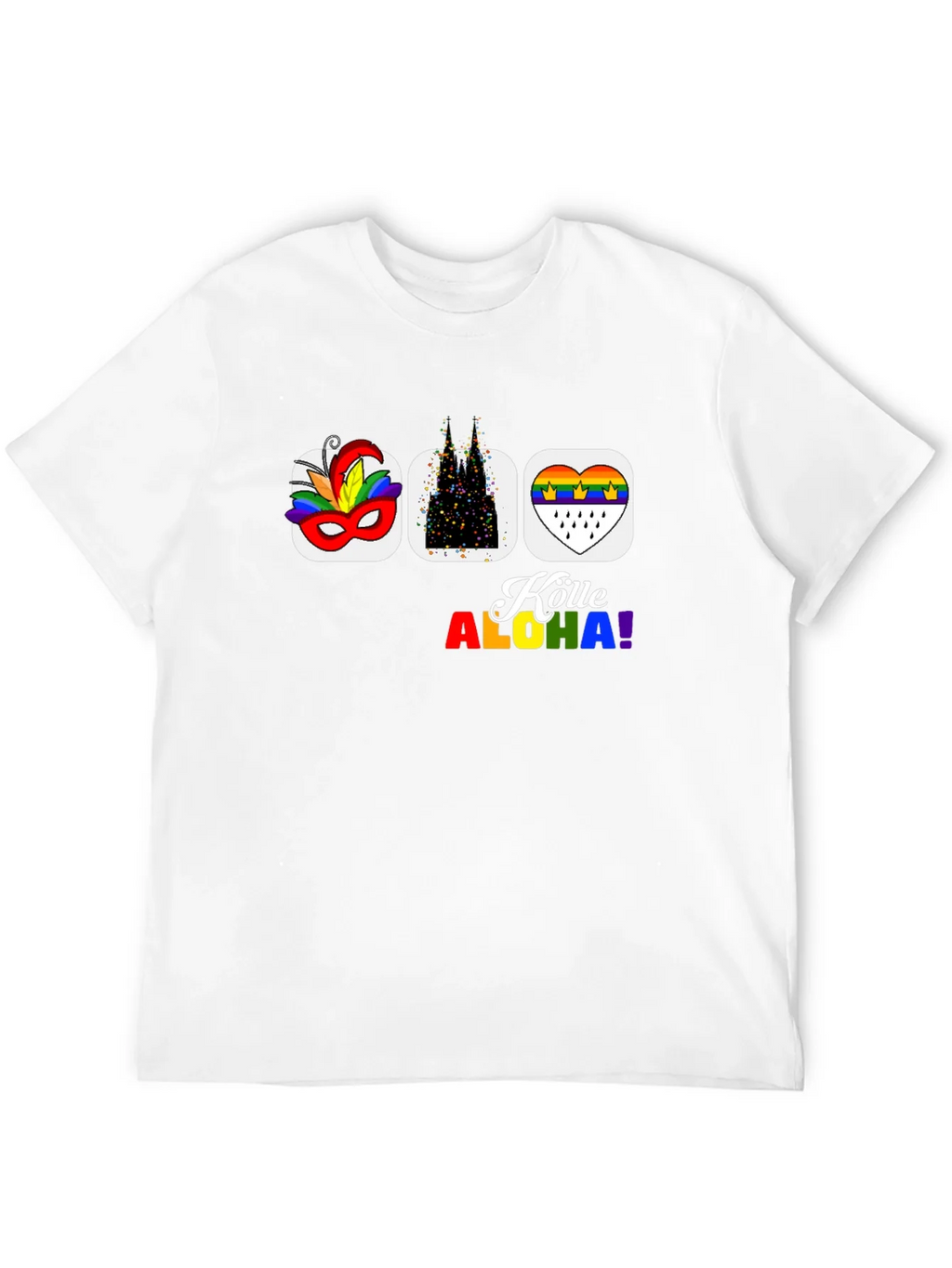 Köln Carnival Pride T-Shirt - Black Graphic Tee product image 3