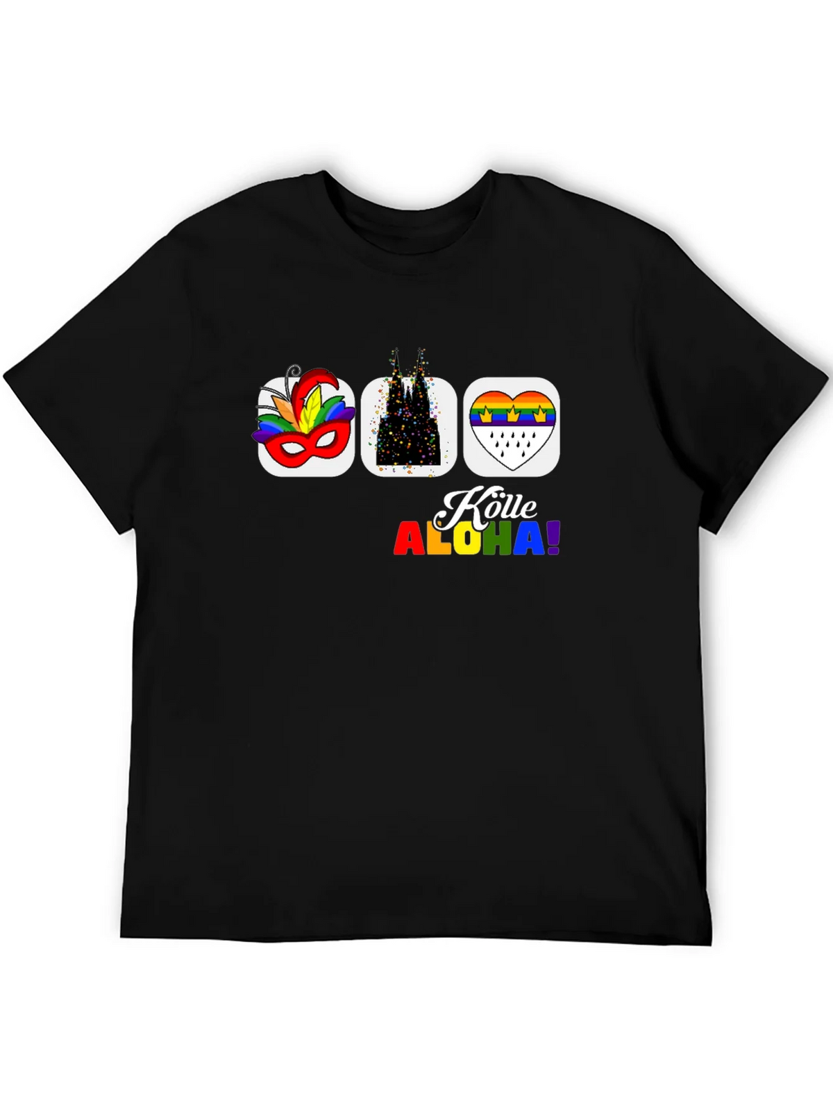 Köln Carnival Pride T-Shirt - Black Graphic Tee product image 8